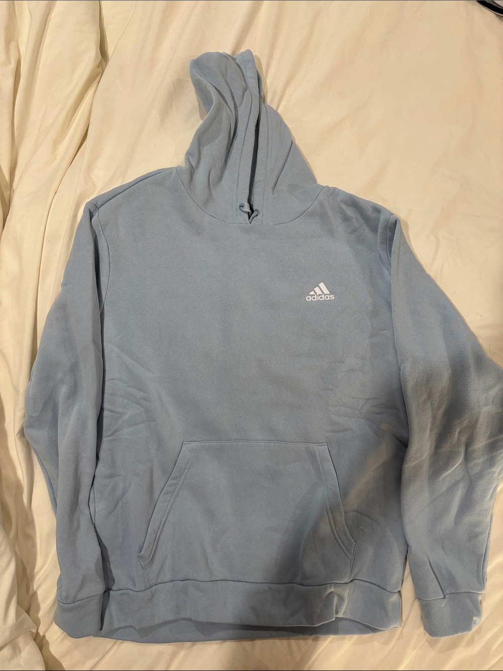adidas Powder Blue Pillowcase with White Logo